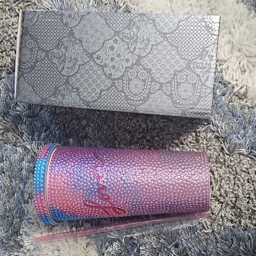 Taylor Swift Sparkle Tumbler Lover Cup With Straw 24 Oz